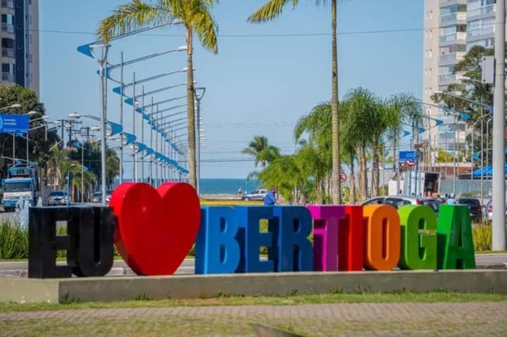 Apto Frente Ao Mar Apartment Bertioga Bagian luar foto